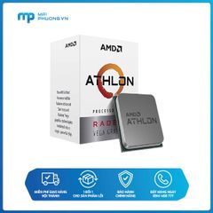 Bộ vi xử lý CPU AMD Athlon 3000G / 3.5 GHz / 5 MB Cache L3 / 2 cores / 4 threads/ Socket AM4/  Radeon Vega3/ 35W