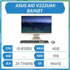 Máy bộ hãng Asus AIO V222UAK i3-8130U/4GB/1TB + 128GB SSD/21.5