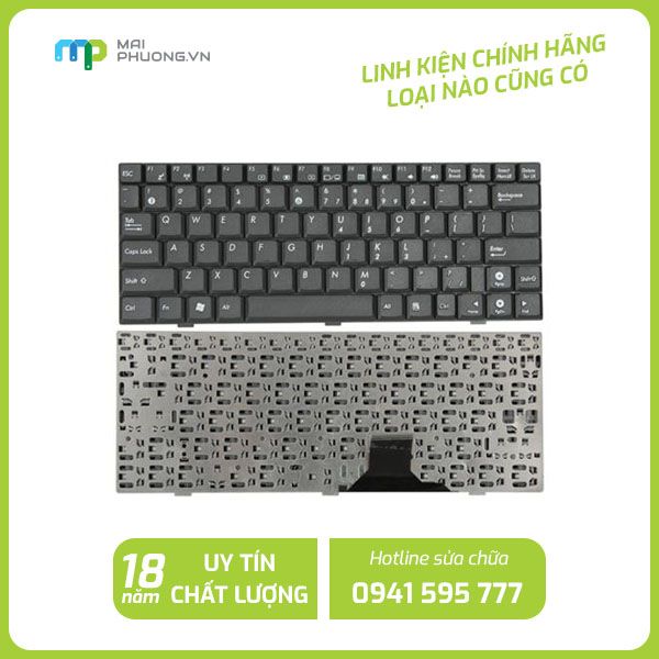 Thay bàn phím Laptop Asus Eee Pc 1000Ha trắng