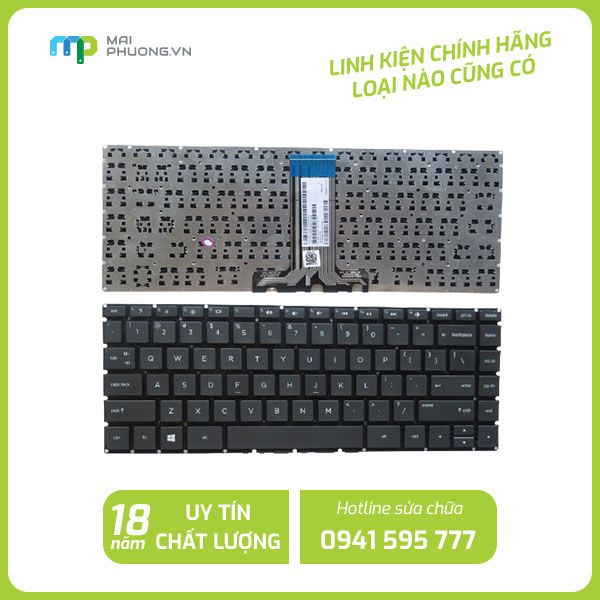 Thay Bàn Phím Laptop HP 14-AB