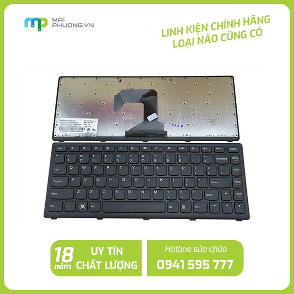 Thay bàn phím Laptop Lenovo S400 ( có khung )