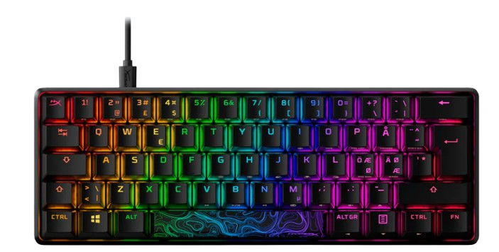 Bàn phím HP HyperX Alloy Origins 60 - Red Switch/ Aqua Switch