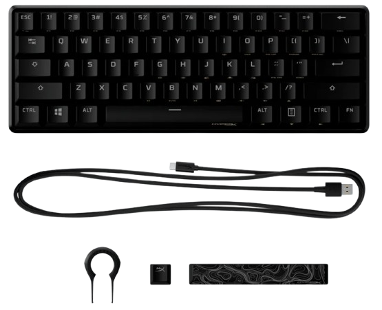 Bàn phím HP HyperX Alloy Origins 60 - Red Switch/ Aqua Switch