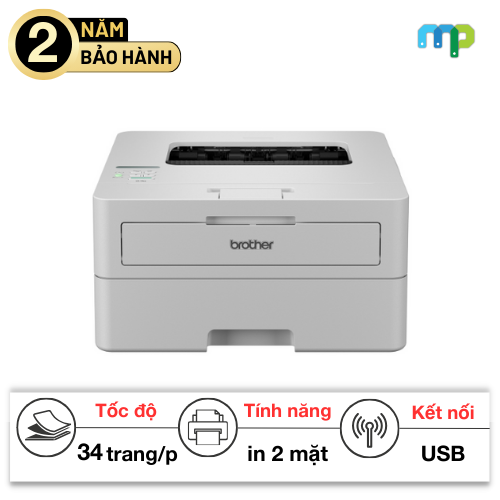 Máy in laser đen trắng Brother HL-B2100D