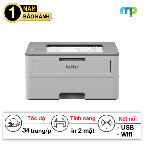 Máy In Laser Brother HL-B2180DW (Wifi, 2 mặt, A4)