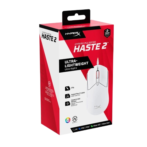 Chuột HP HyperX Pulsefire Haste II Black/ White