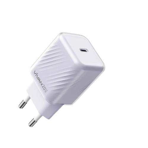 Cốc sạc nhanh 20W cổng Usb-C Vivan 20T Tím
