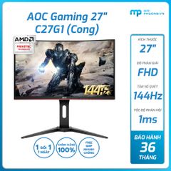 Màn Hình cong AOC 27 inch C27G1 1920x1080/VA/144Hz/1ms/FreeSync