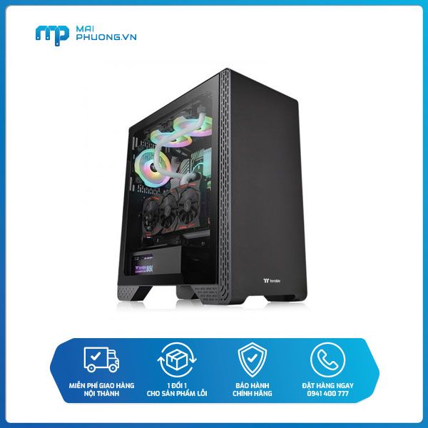 Vỏ máy tính Thermaltake CASE S300 Tempered Glass CA-1P5-00M1WN-00