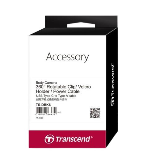Bodycam Accessory Body Camera Accessory Kit for DPB10C