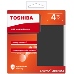 Ổ cứng di động TOSHIBA CANVIO ADVANCE 4TB