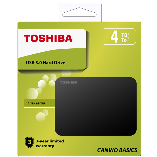 Ổ cứng di động TOSHIBA CANVIO BASICS 4TB