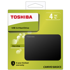 Ổ cứng di động TOSHIBA CANVIO BASICS 4TB