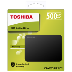 Ổ cứng di động TOSHIBA CANVIO BASICS 500G