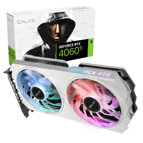 Card Đồ Họa Galax GeForce RTX™ 4060 TI 8GB EX 1-CLICK OC Black / White