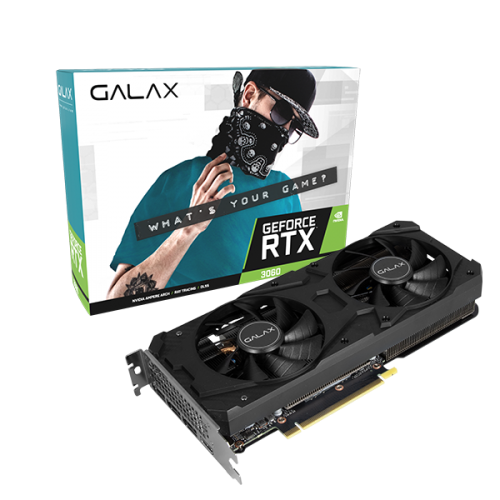 Card Màn Hình Galax GeForce RTX™ 3060 8GB 1-CLICK OC