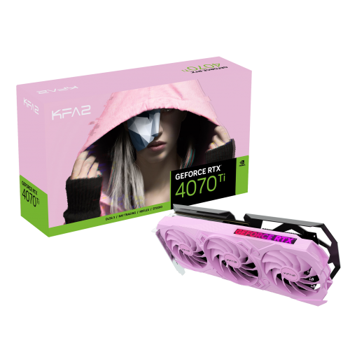 Card Màn Hình Galax GeForce RTX™ 4070 TI EX Gamer Black / White / Pink