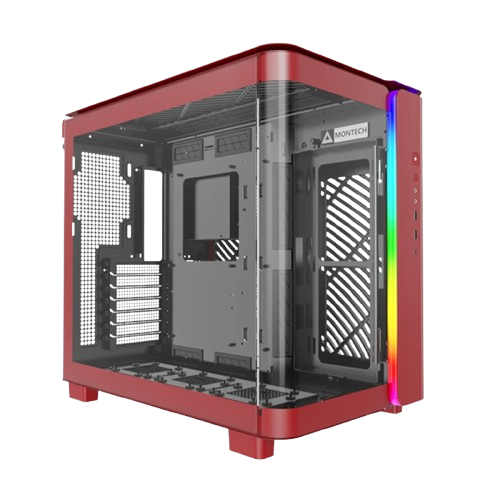 Case Montech KING 95 Black / White / Blue / Red