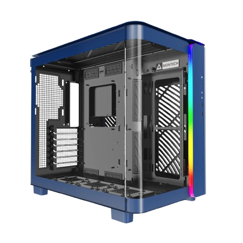 Case Montech KING 95 Black / White / Blue / Red