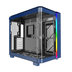 Case Montech KING 95 Black / White / Blue / Red