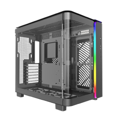 Case Montech KING 95 Black / White / Blue / Red