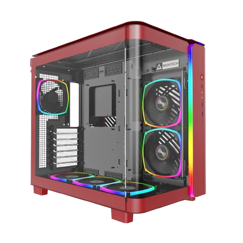 Case Montech KING 95 PRO Black / White / Blue / Red
