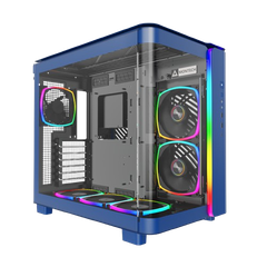 Case Montech KING 95 PRO Black / White / Blue / Red