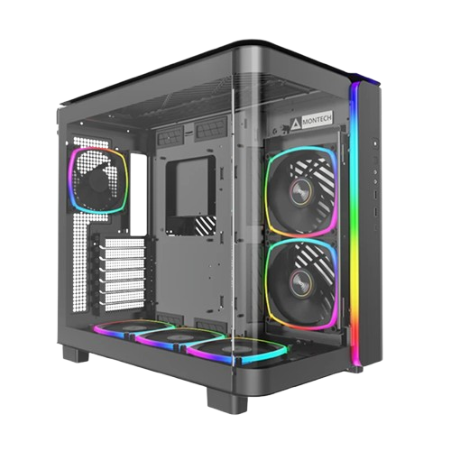 Case Montech KING 95 PRO Black / White / Blue / Red