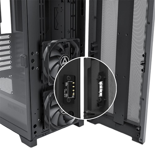 Case Montech Sky One Lite Black / White