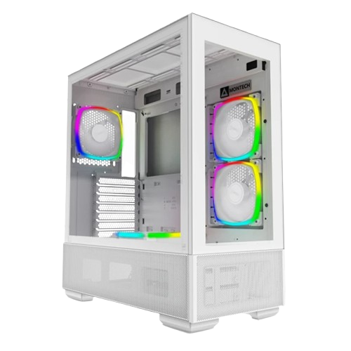 Case Montech Sky Two Black / White / Morocco Blue