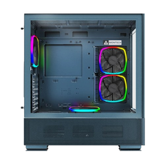 Case Montech Sky Two Black / White / Morocco Blue