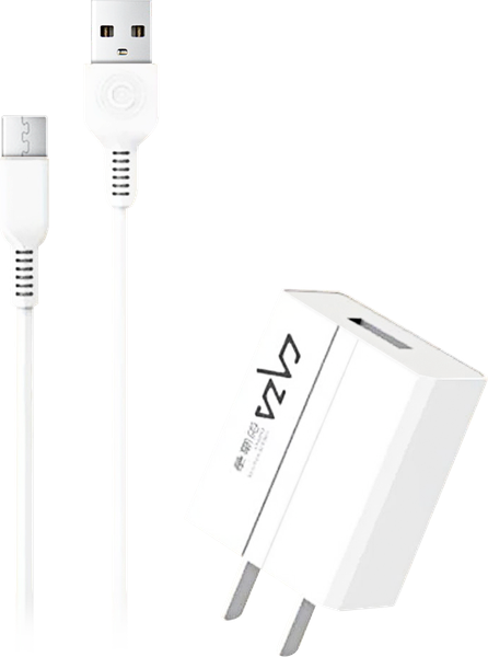 Bộ Cóc cáp sạc Caza T5-V8 (Cóc + Cáp Micro USB)