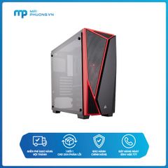 Vỏ máy tính kính cường lực Corsair  SPEC-04 Black/Red CC-9011117-WW