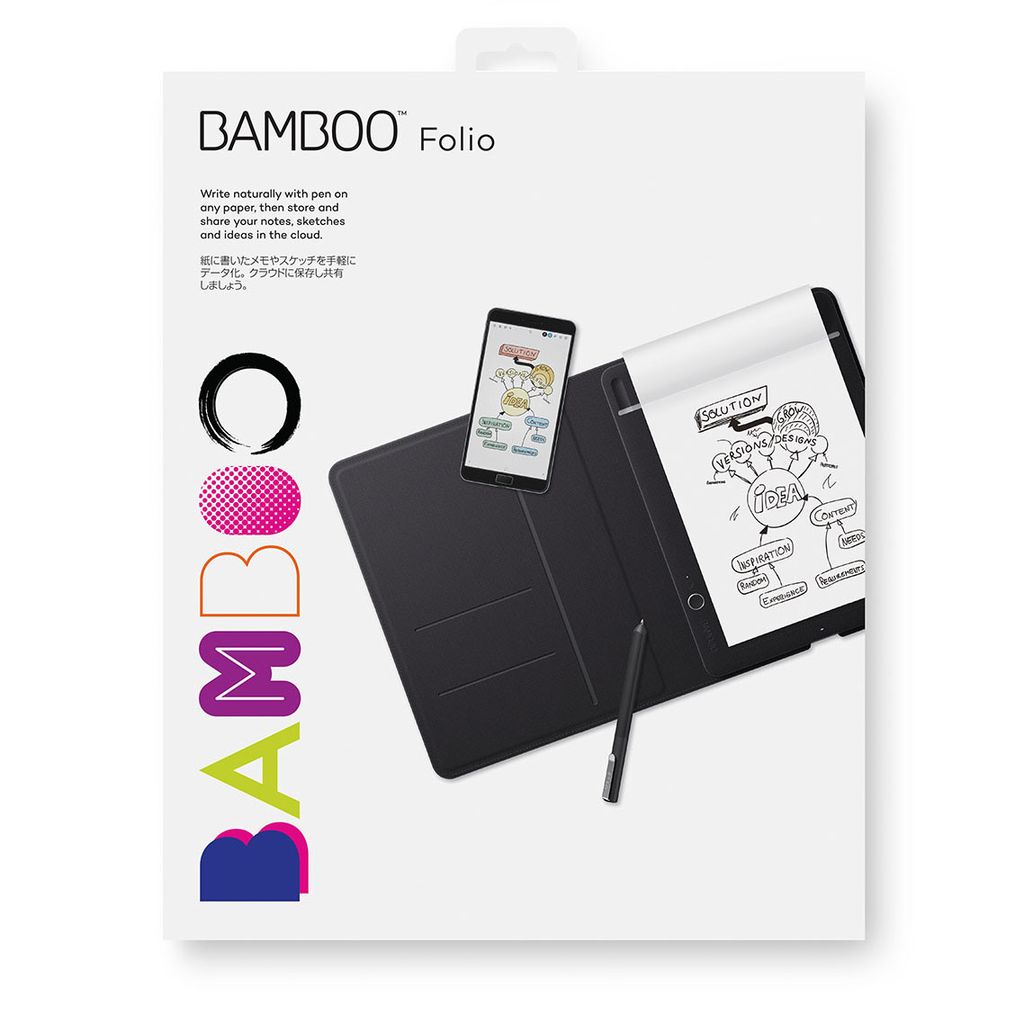 Bảng ghi chú thông minh Wacom Bamboo Folio Small CDS-610G