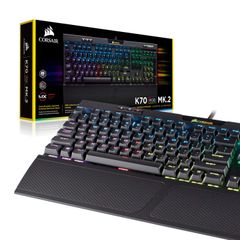 Bàn phím Gaming Corsair K70 MK.2 BLK RGB Mx Red CH-9109010-NA