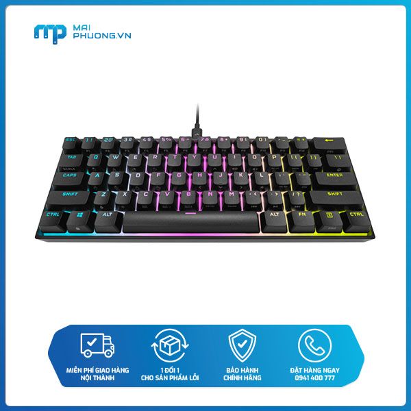 Bàn phím Corsair K65 Mini Speed sw (USB/RGB/Speed switch) CH-9194014-NA