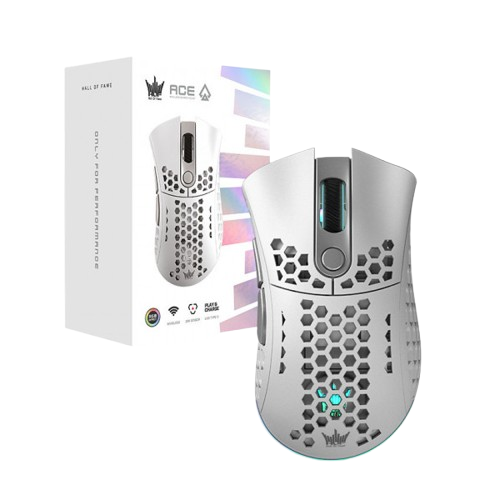 Chuột Gaming Galax không dây HOF ACE M2 ARGB White