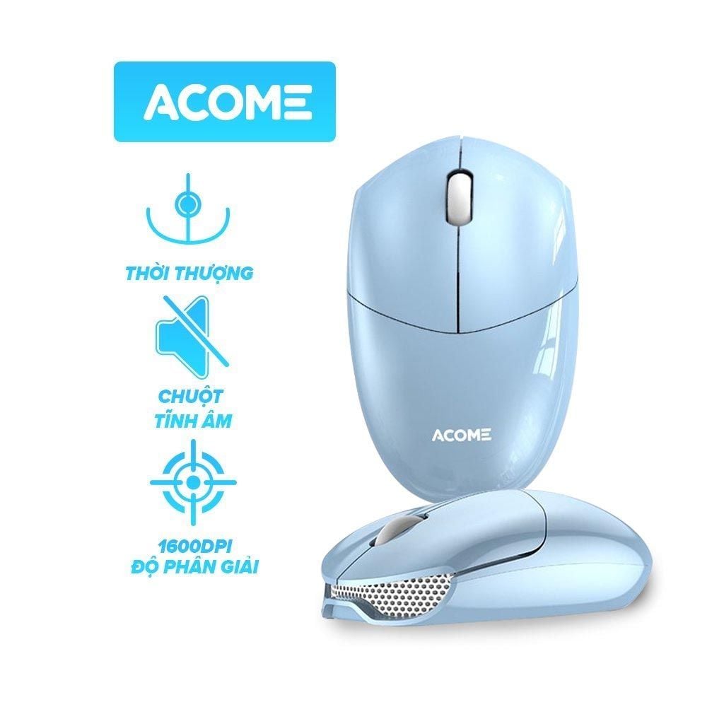 Chuột không dây ACOME AM200_Blue
