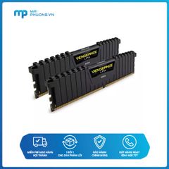 Bộ nhớ trong RAM Corsair DDR4 Vengeance  LPX 16GB (2x8GB) 2666 C16 đen CMK16GX4M2A2666C16