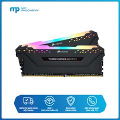 Bộ nhớ trong RAM Corsair DDR4, 3600MHz 32GB 2 x 288 DIMM, Vengeance RGB PRO  Heat spreader, RGB LED, 1.35V, XMP 2.0 CMW32GX4M2D3600C18