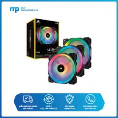 Bộ 3 quạt máy tính 120mm Corsair LL120 RGB kèm Node PRO CO-9050072-WW