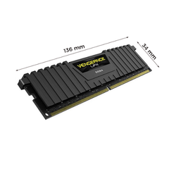 Bộ nhớ RAM Corsair 16GB DDR4 3600MHz Vengeance LPX Black Heat spreader/CMK16GX4M1D3600C18