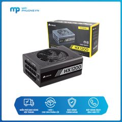 Nguồn máy tính Corsair HX1200  Platinum 80 Plus Platinum - Full Modul CP-9020140-NA