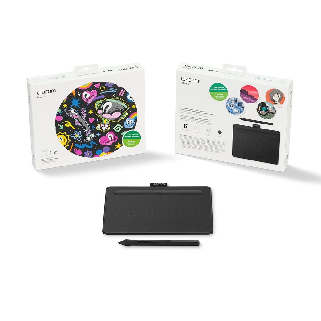 Bảng vẽ Wacom Intuos S (Bluetooth, Black) CTL-4100WL/K