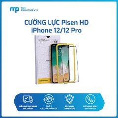 Cường lực PISEN HD iPhone 12/12 Pro (Kèm khung dán) (LS-BS19-I12/I12 pro)