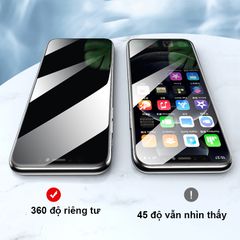 Cường lực Chống nhìn trộm PISEN iPhone XR/11 TP-TGF14