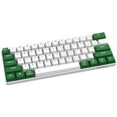Bàn phím cơ không dây DARE-U EK861 Green White (Red Switch)