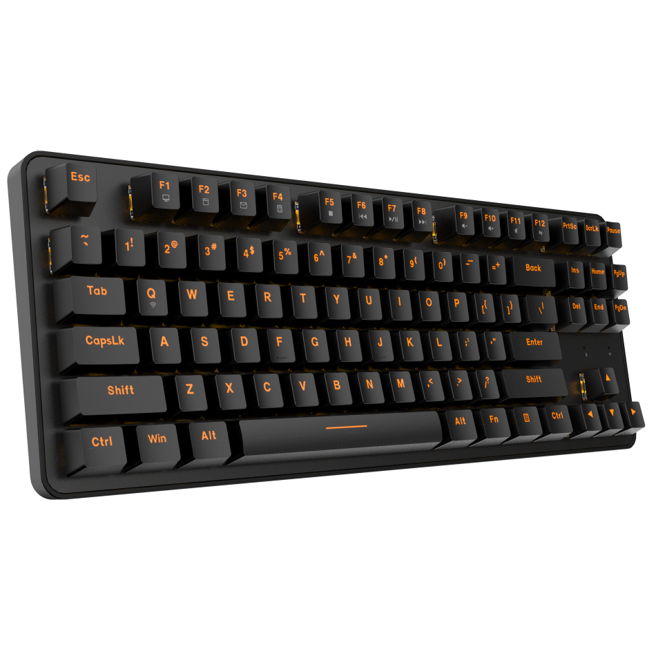 Bàn phím cơ không dây DARE-U EK807G Black D (Brown Switch)