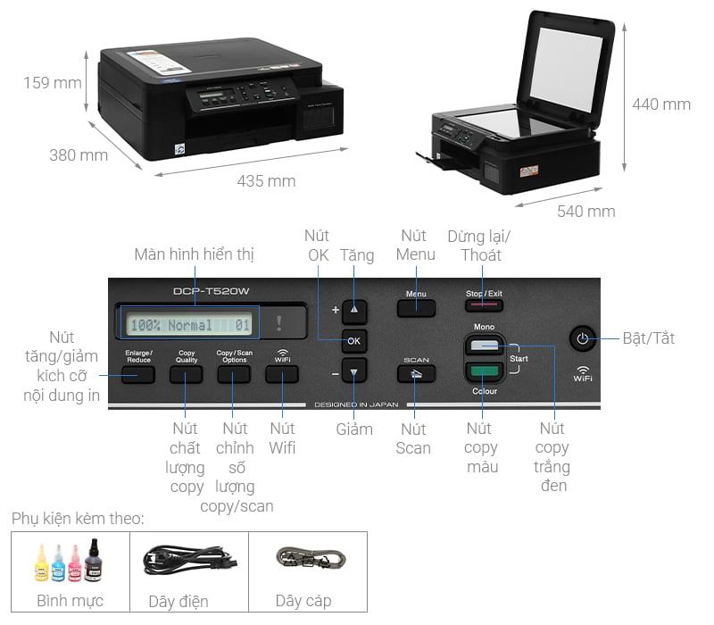 Máy in Brother DCP-T520W