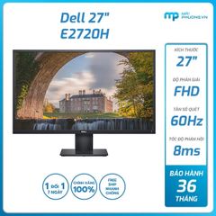 Màn Hình Dell E2720H (27 inch IPS/FHD/60Hz/8ms/VGA+DisplayPort/36 tháng)